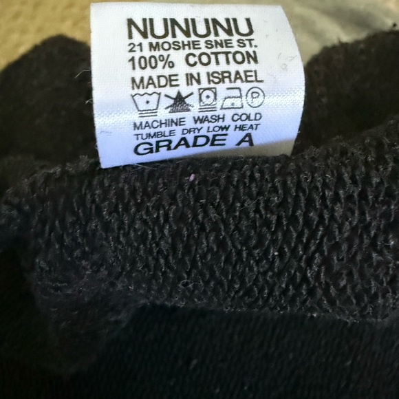 nununu - Star Baggy Pants - 12-14 years - Black and Gray Stars - Picture 2 of 4